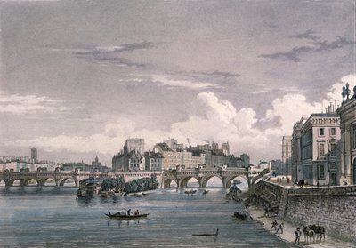 Die Pont Neuf, 1832 von Bernhard Schmidt